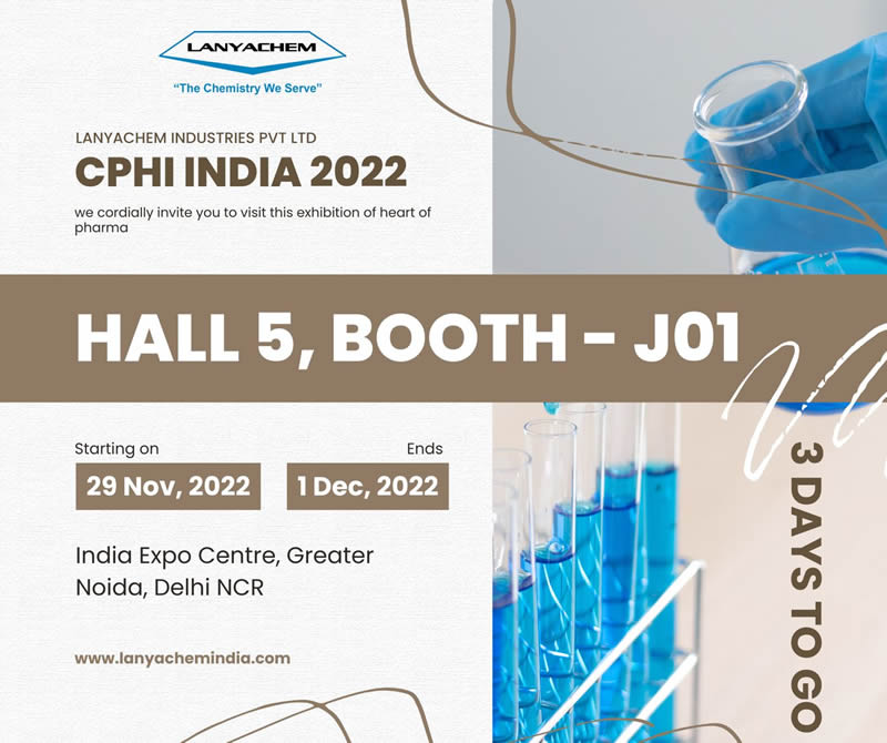 First day in CPHI India 2022! Welcome you to visit us in Hall 5, Booth J01! 